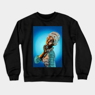 Toon black woman Crewneck Sweatshirt